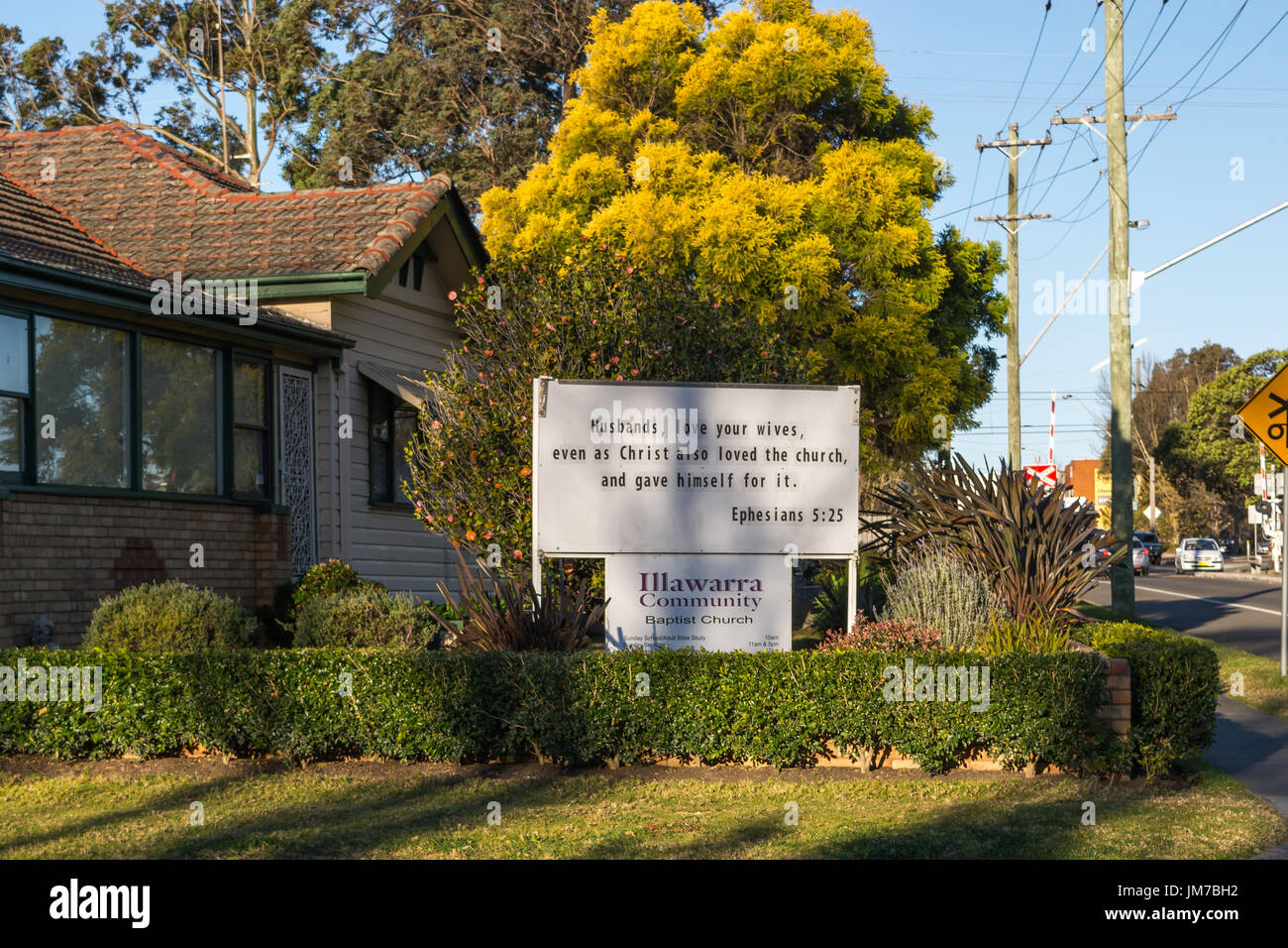 Communauté Illawarra Baptist Church Banque D'Images