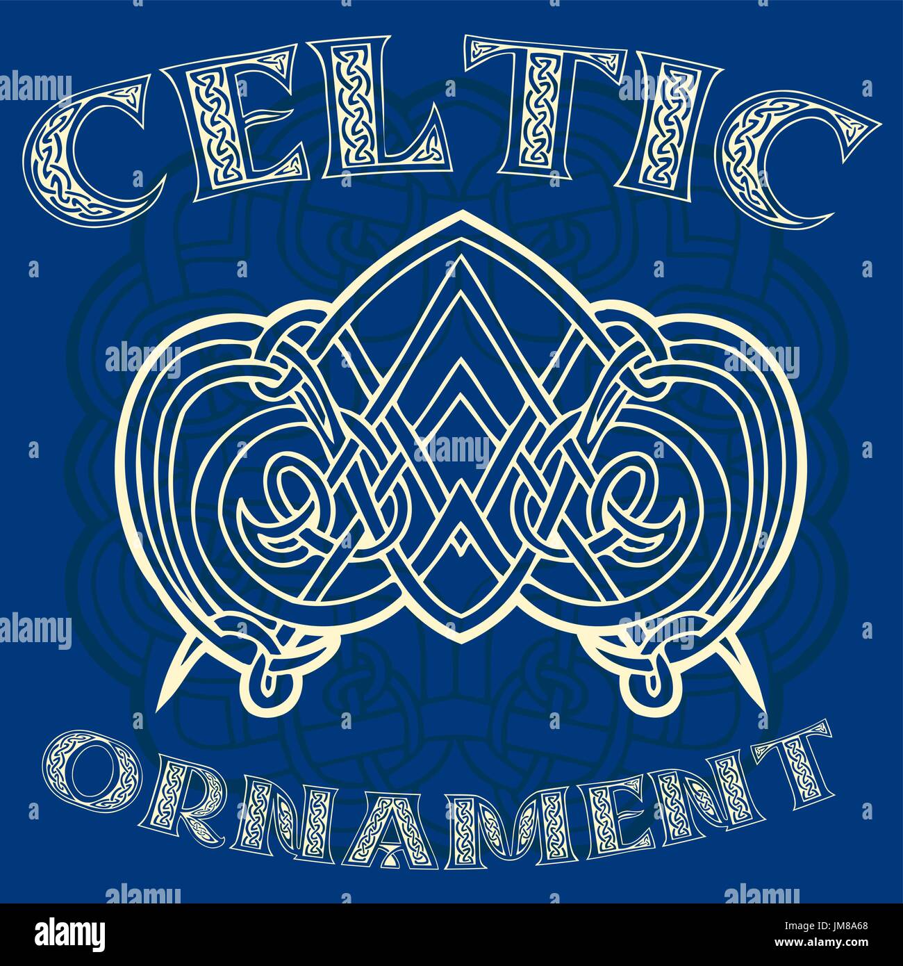 Ornement décoratif pour vos conceptions celtiques Illustration de Vecteur
