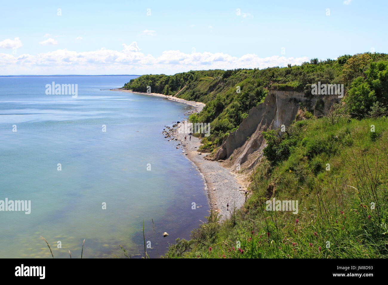 Falaises du Cap Arkona, Ruegen Island, Mecklembourg-Poméranie-Occidentale, Allemagne, Europe Banque D'Images