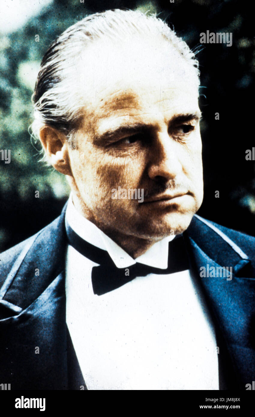 Le parrain marlon brando Banque de photographies et d’images à haute