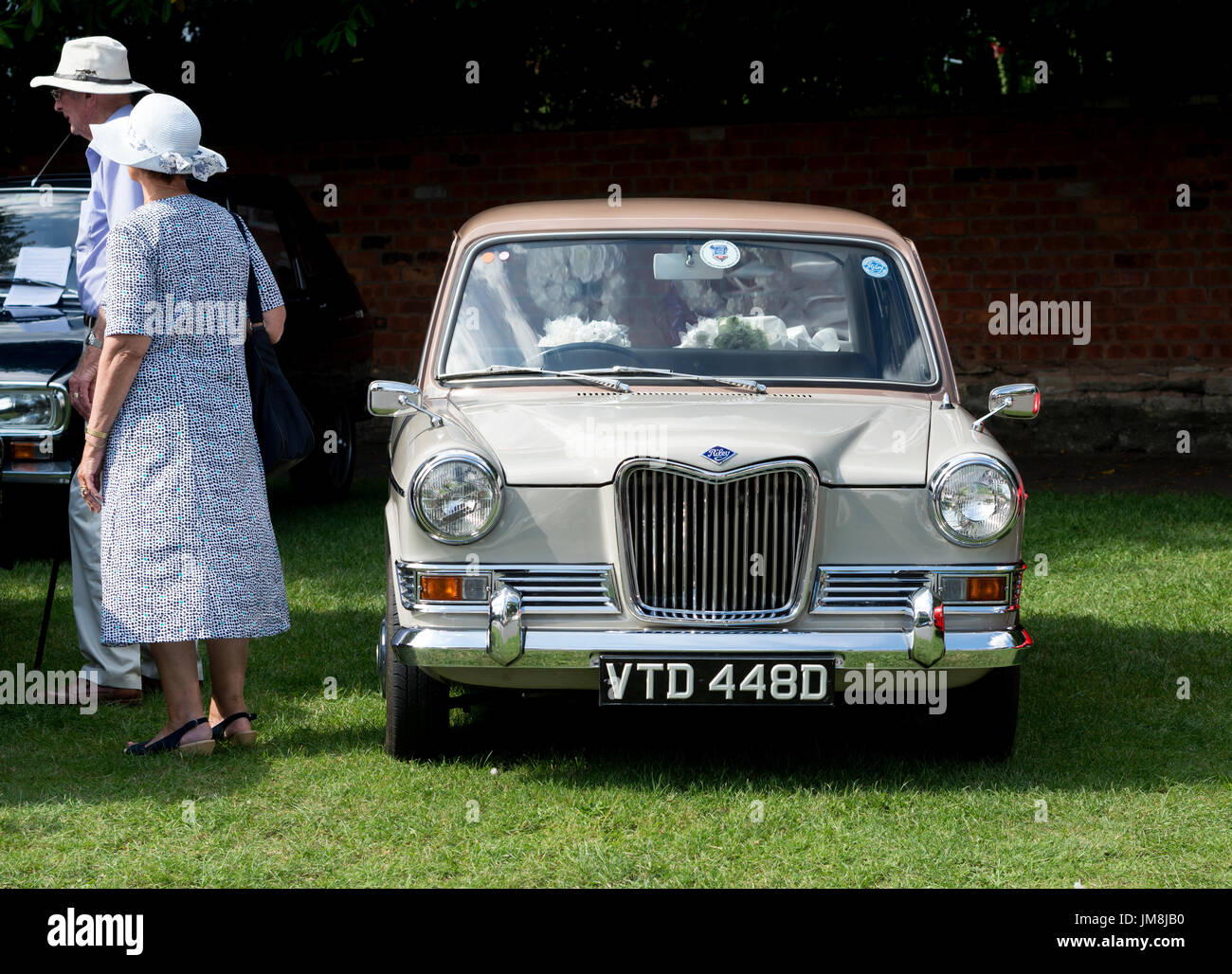 Une Riley Kestrel voiture au Salon de voitures, village Inkberrow, Worcestershire, Royaume-Uni Banque D'Images