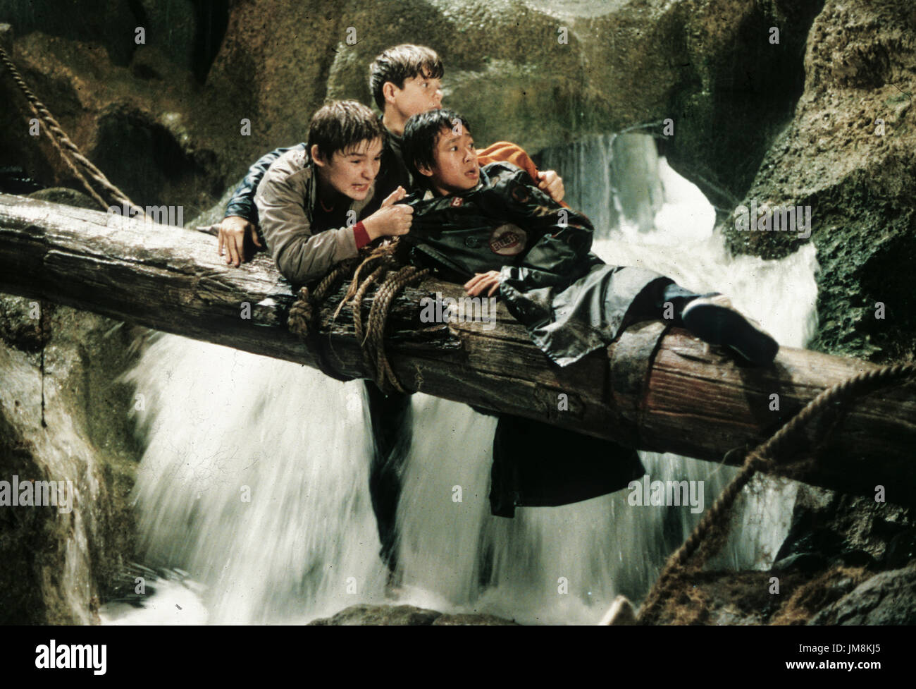 Sean Astin, Corey Feldman, jonathan ke quan, les goonies, 1985 Banque D'Images