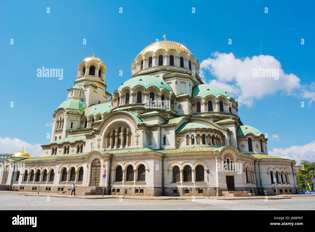 Cathédrale de Saint Alexandar Nevski, en style néo-byzantin, Sofia, Bulgarie Banque D'Images