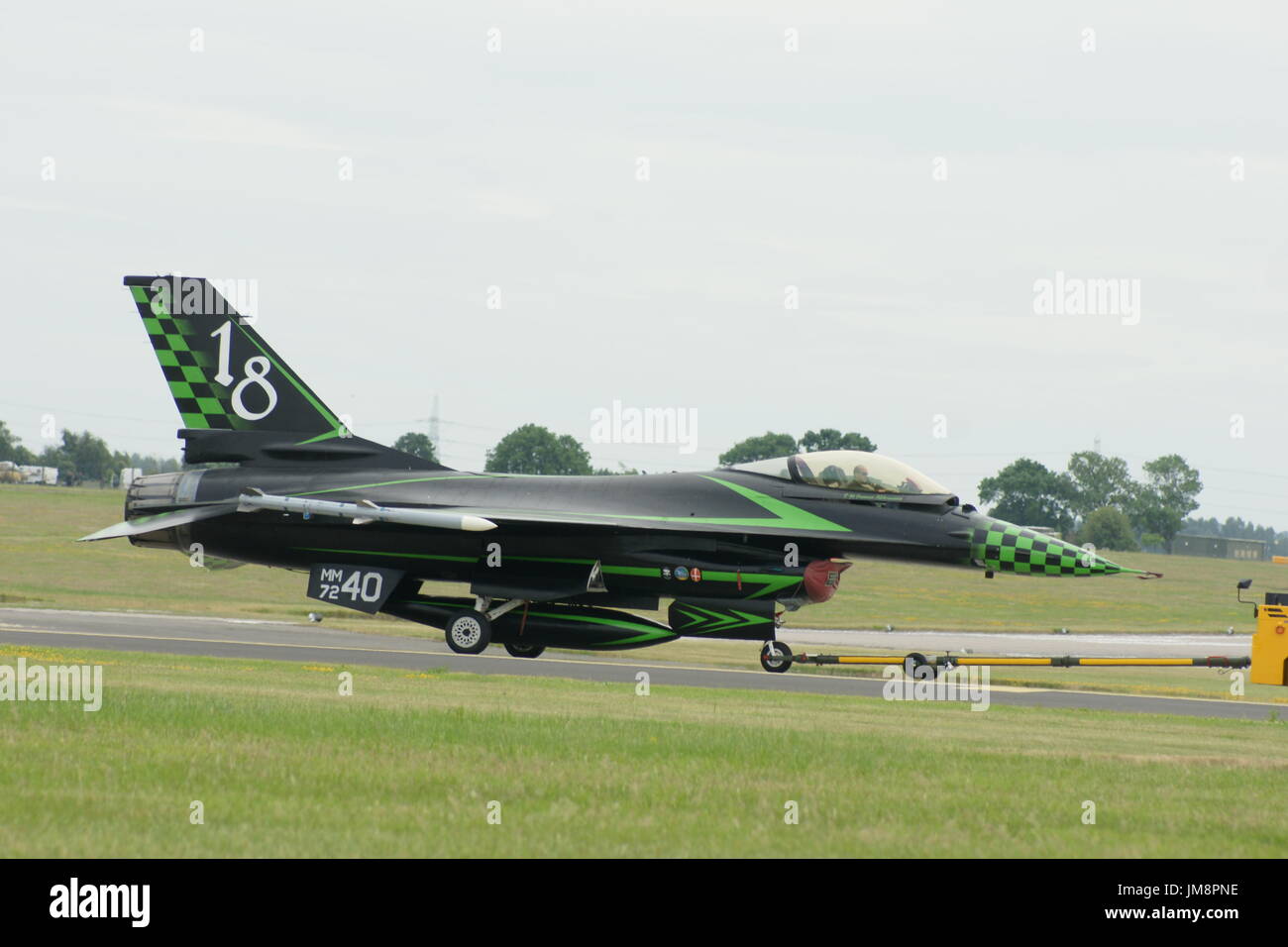 En avion de chasse F-16 Falcon Banque D'Images