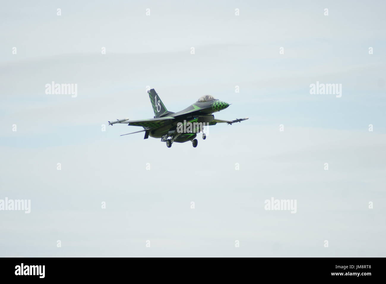 En avion de chasse F-16 Falcon Banque D'Images