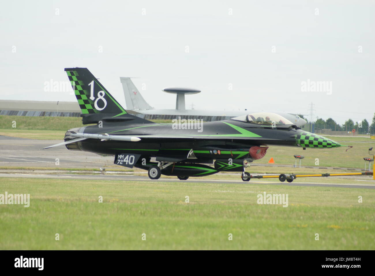 En avion de chasse F-16 Falcon Banque D'Images