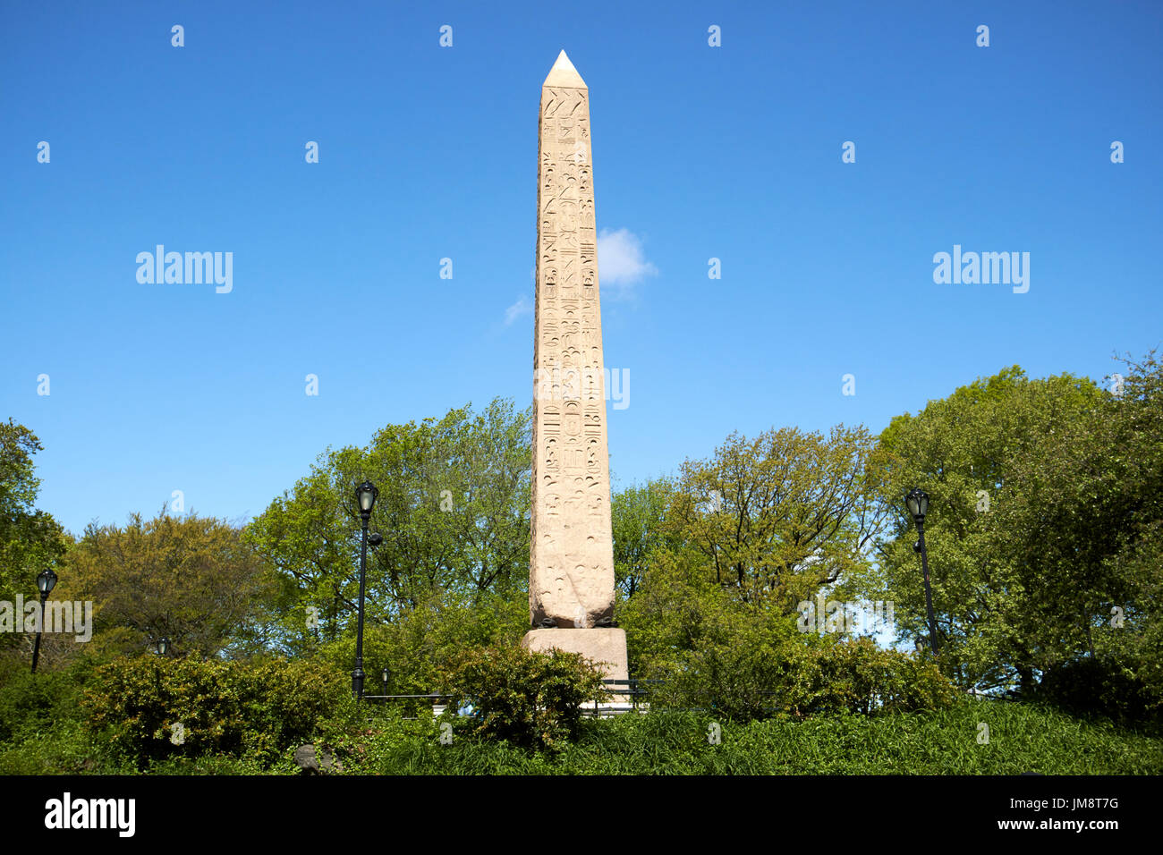 Cleopatras needle obelisk central park Banque de photographies et d — free download