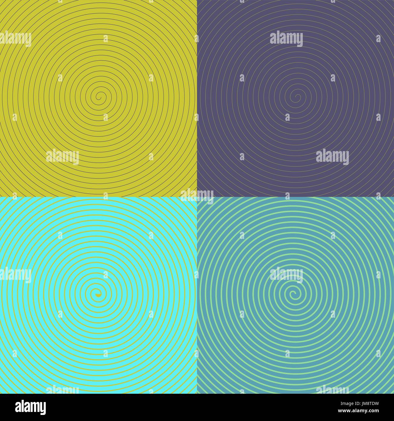 L'art optique série de spirales. Eps 10 Illustration de Vecteur