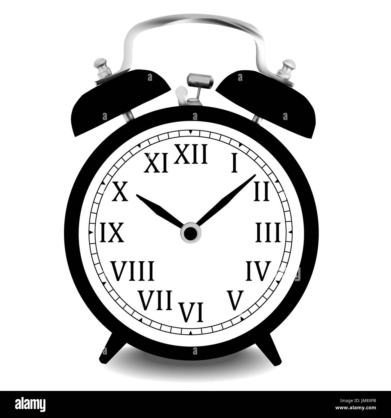 Vector illustration réaliste de l'horloge murale. Eps 10 Illustration de Vecteur