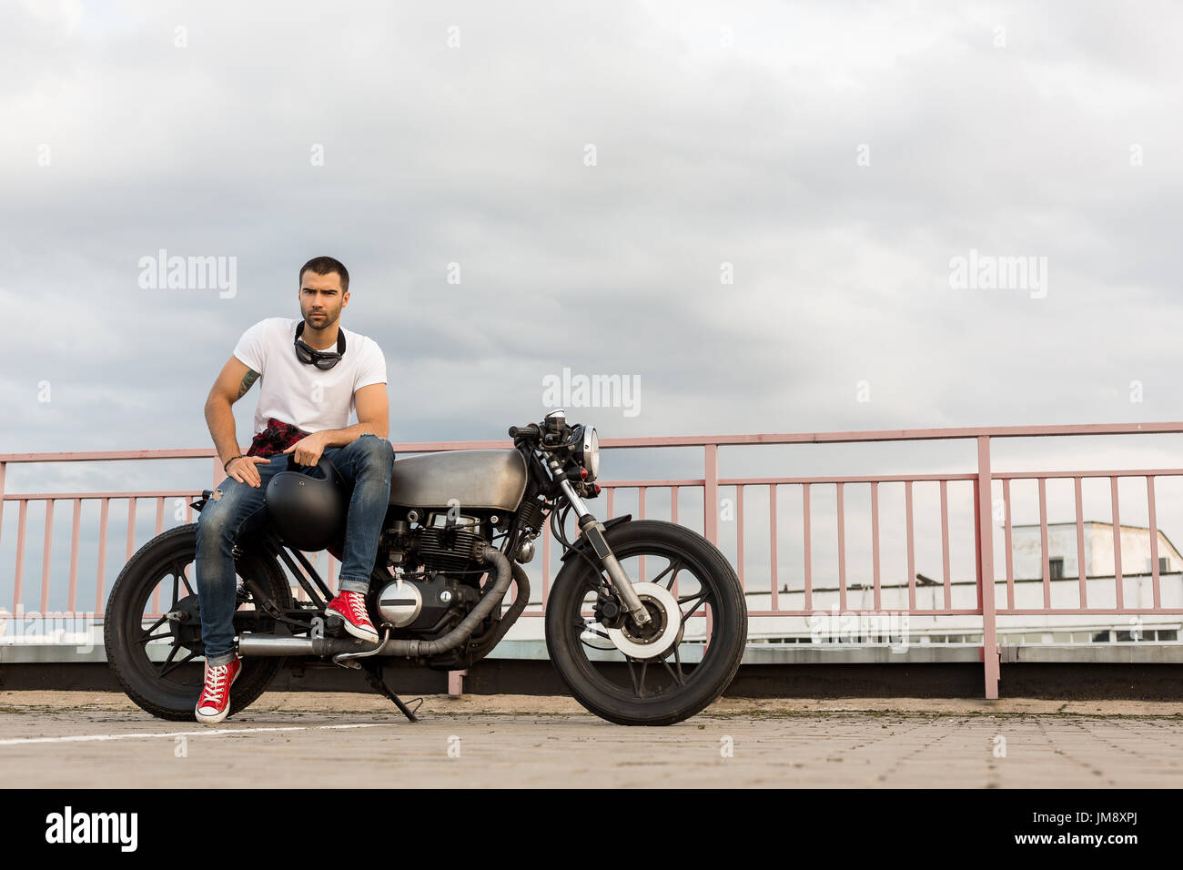 chaussure moto cafe racer