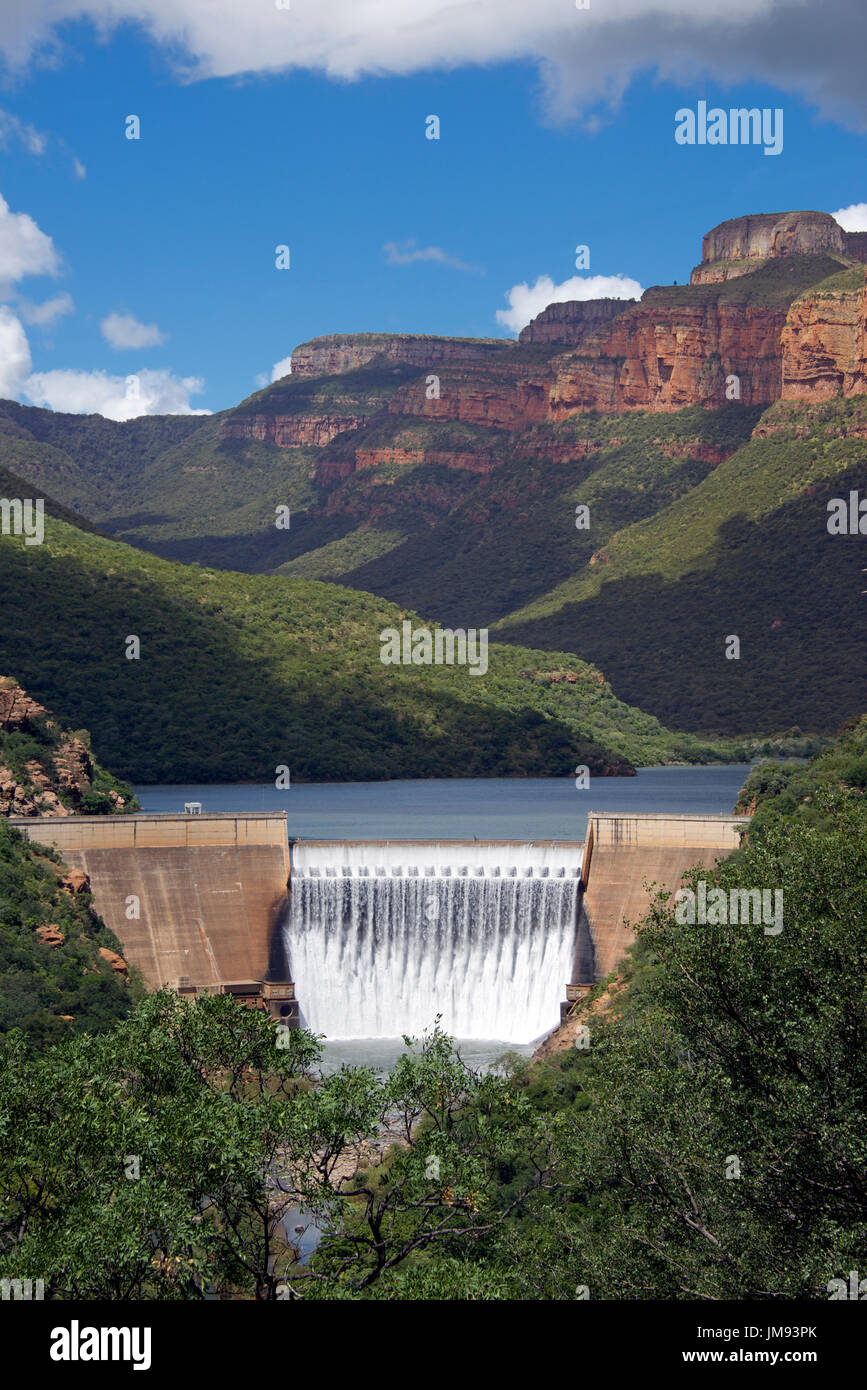 Barrage de la rivière Blyde Mpumalanga Afrique du Sud Banque D'Images