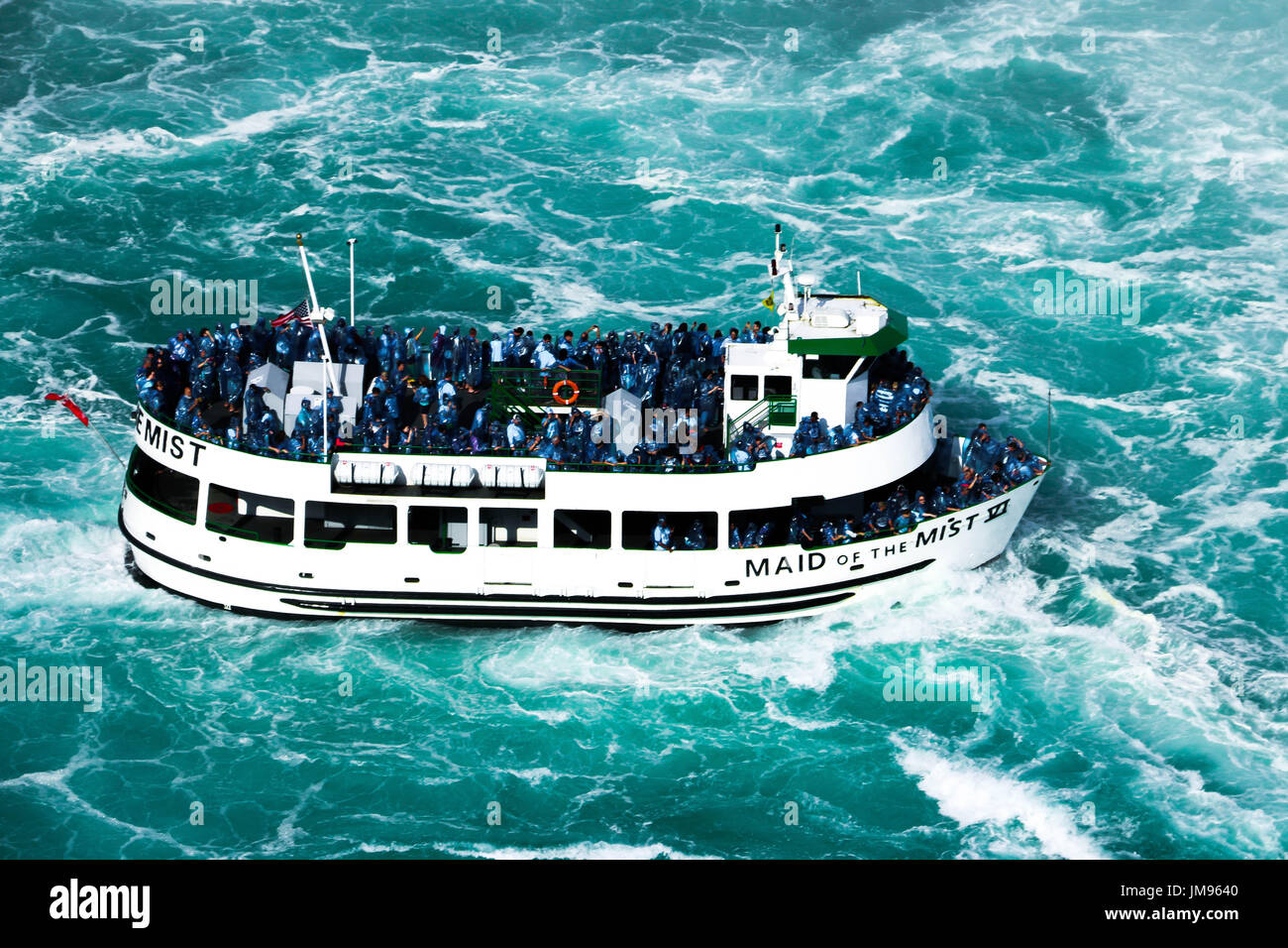 Une belle vue du haut des chutes du Niagara Toronto. Banque D'Images