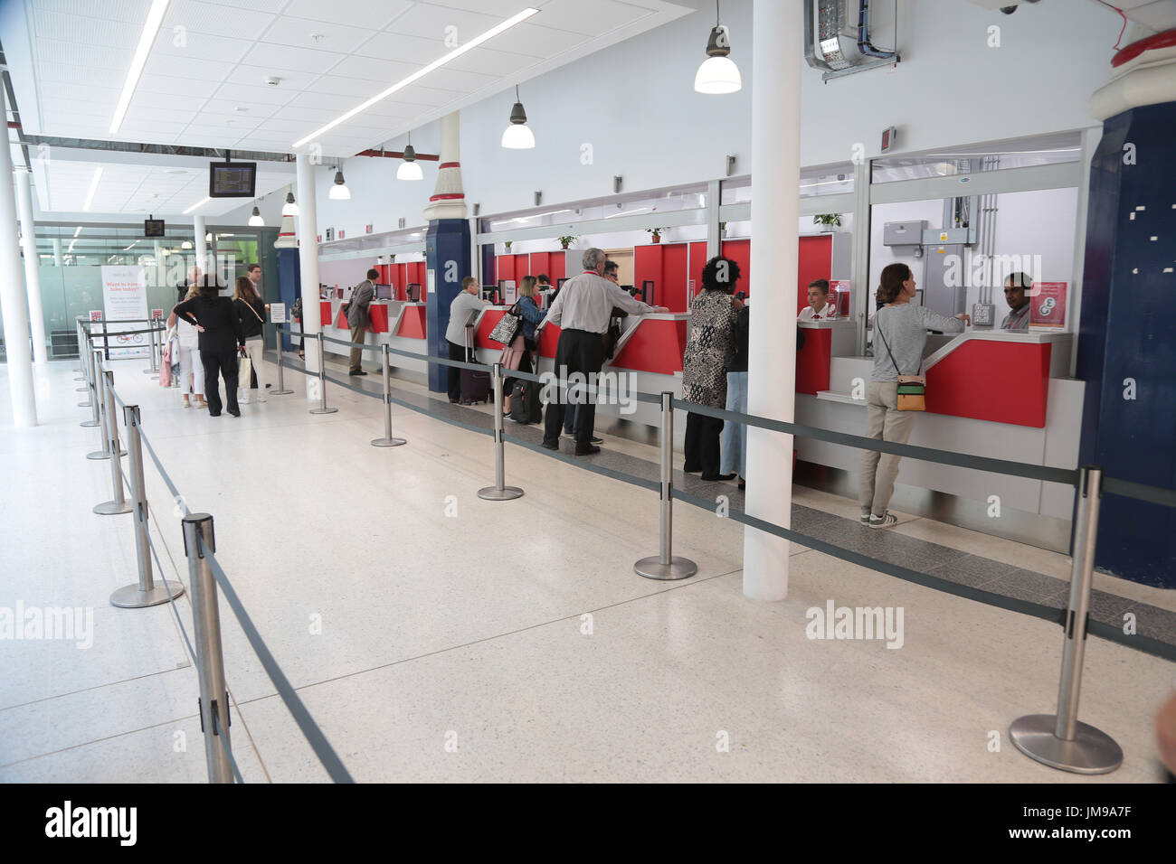 La gare de Liverpool Street London Banque D'Images