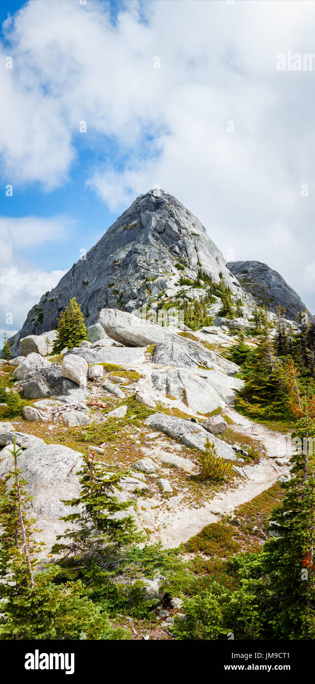 Pic de l'aiguille, la vallée du Fraser, en Colombie-Britannique, Canada Banque D'Images