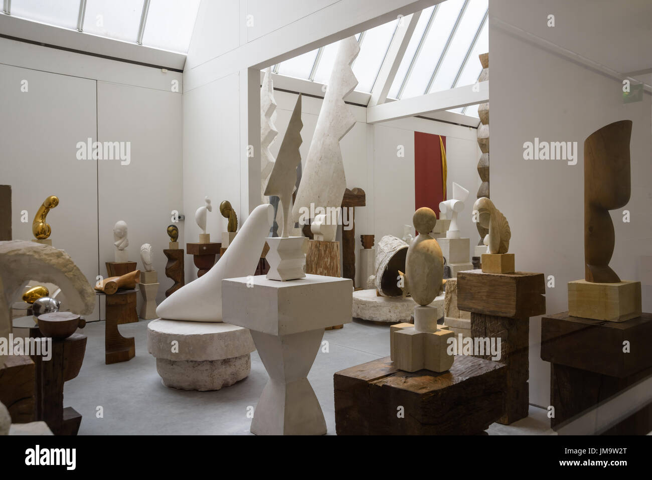 Paris, Centre Pompidou, Atelier Brancusi Banque D'Images