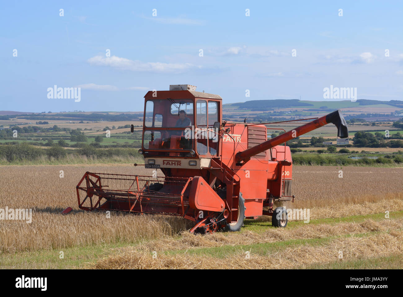 Fahr M1000 combine harvester Banque D'Images