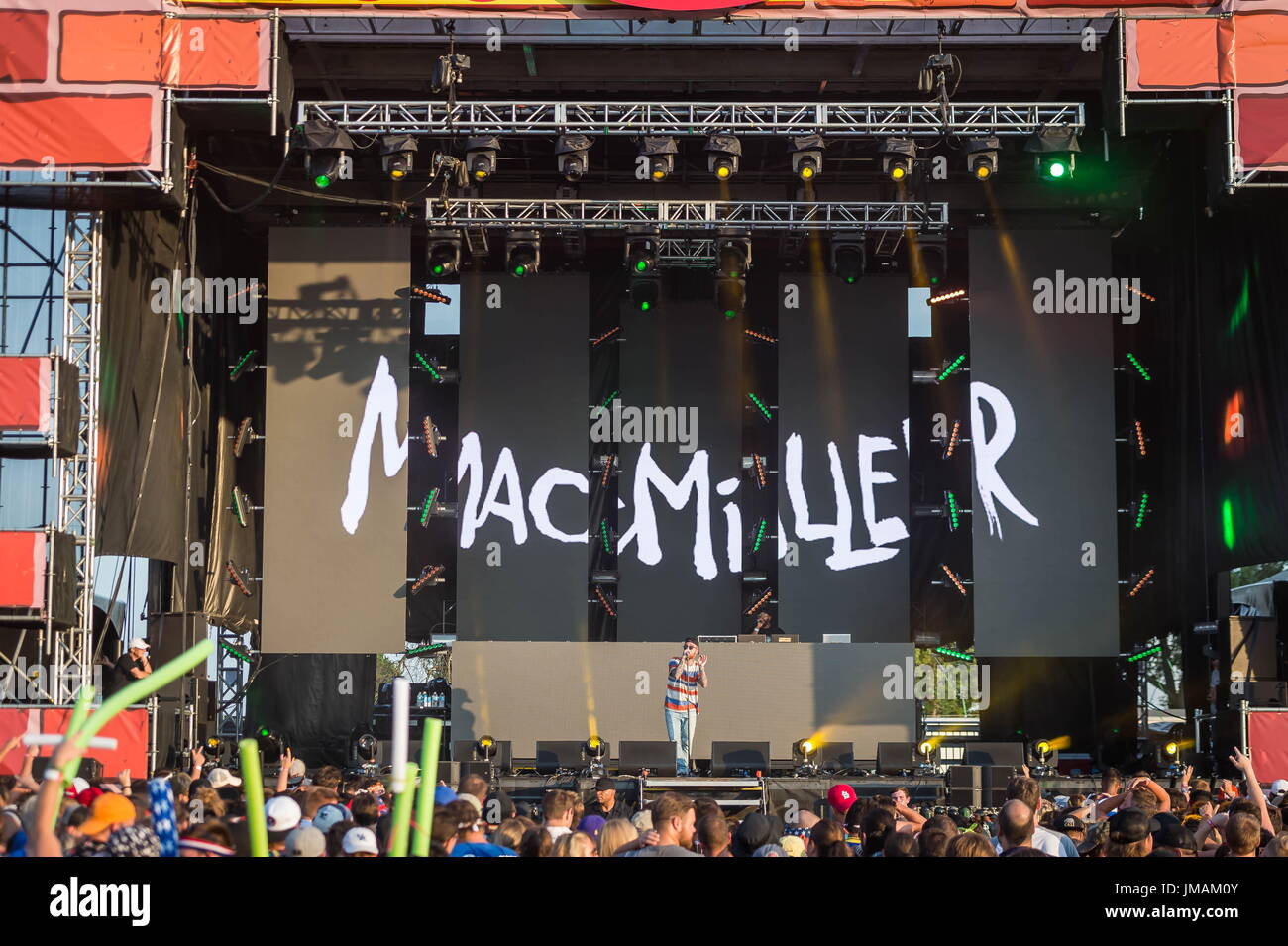 Mac Miller at Pori Jazz 2014 Stock Photo - Alamy