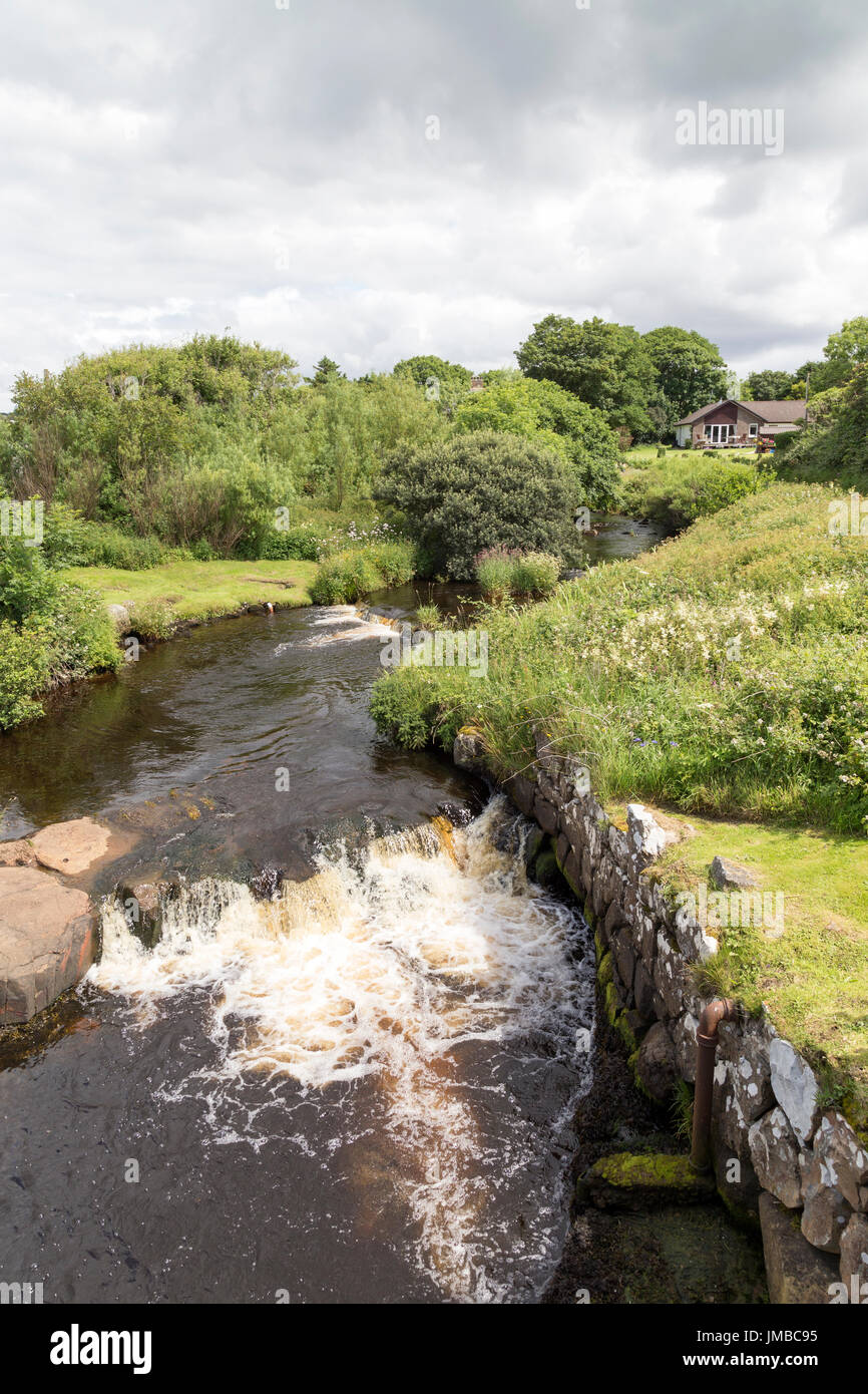 Village Blackwaterfoot, Isle of Arran, côte ouest de l'Ecosse, Royaume-Uni Banque D'Images