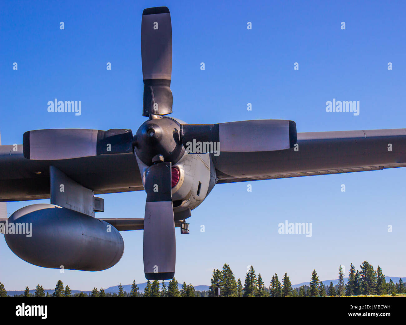 Les pales de l'hélice de l'avion Banque D'Images