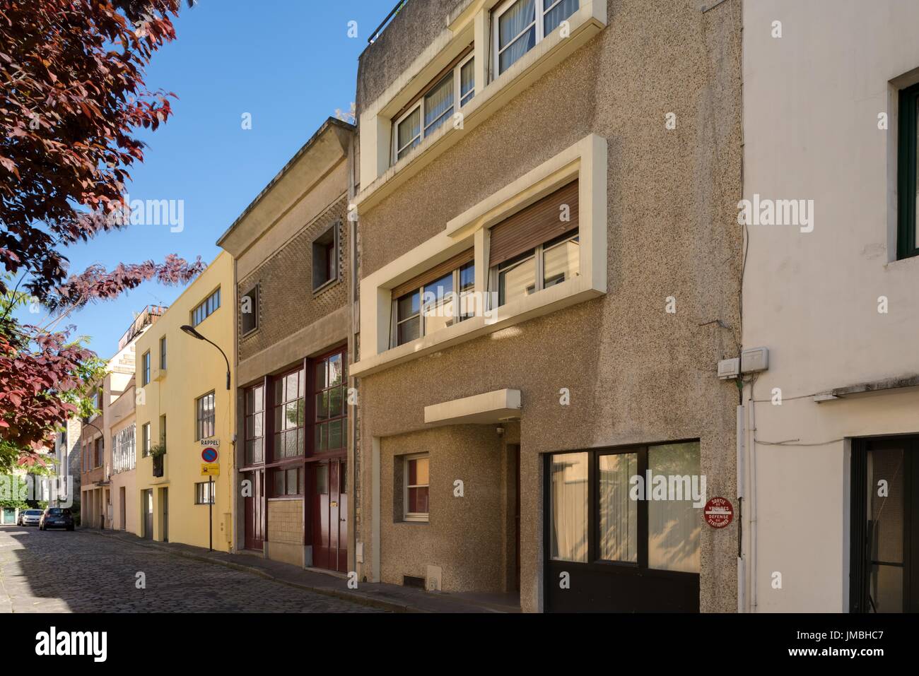 Paris, André Lurcat, Villa Seurat Banque D'Images