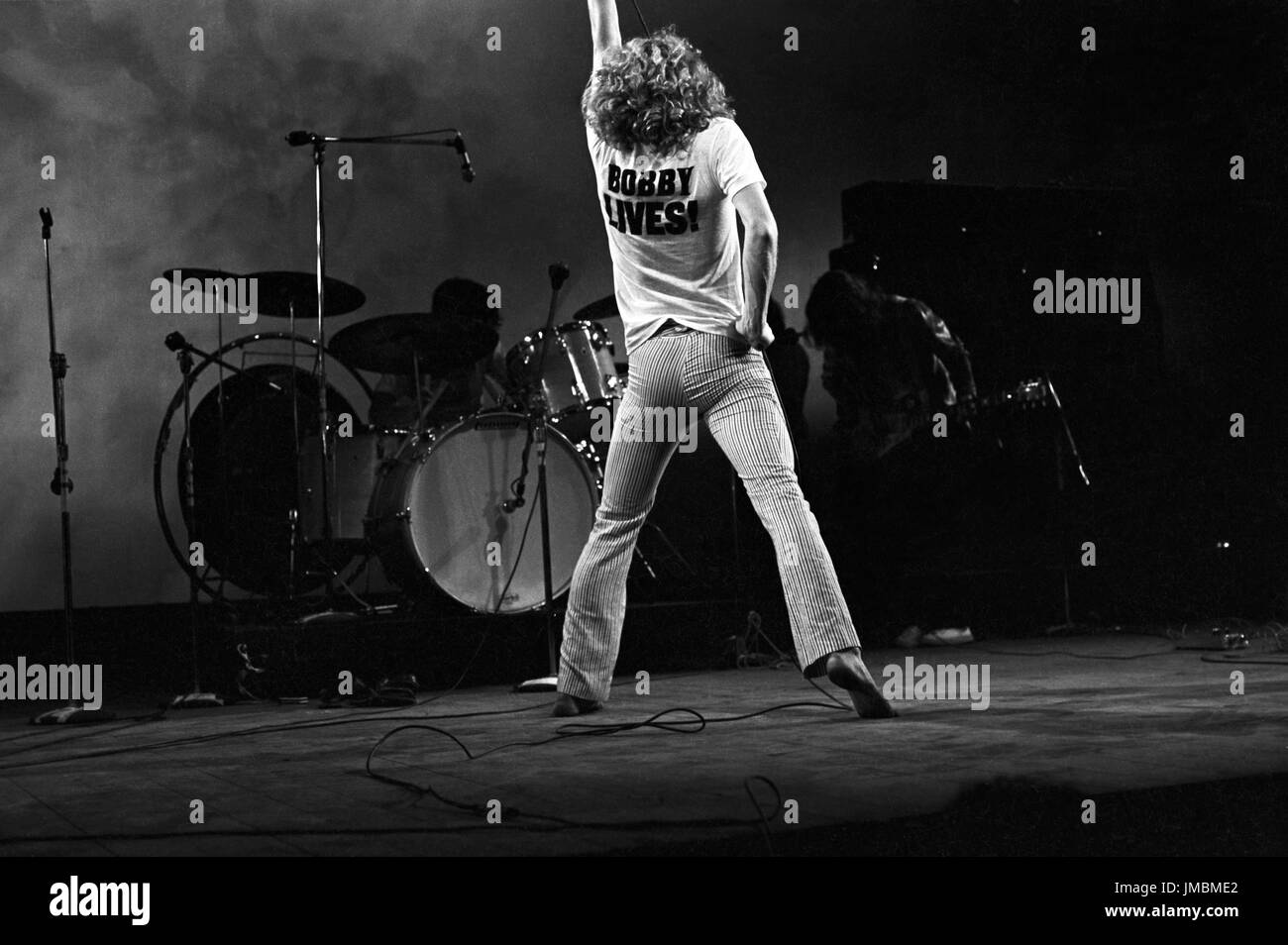 Led Zeppelin effectuant au Newport Jazz Festival de Newport, le 6 juillet 1969. ** Jamais-AVANT A publié des photos ** © Peter Tarnoff / MediaPunch Banque D'Images