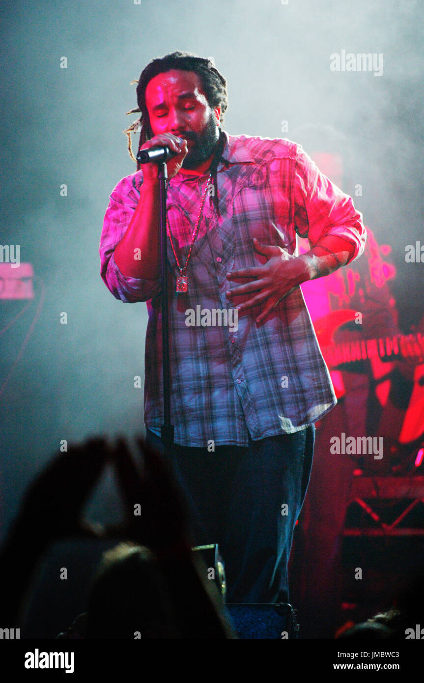 Ky-mani marley des club hollywood,California. Banque D'Images