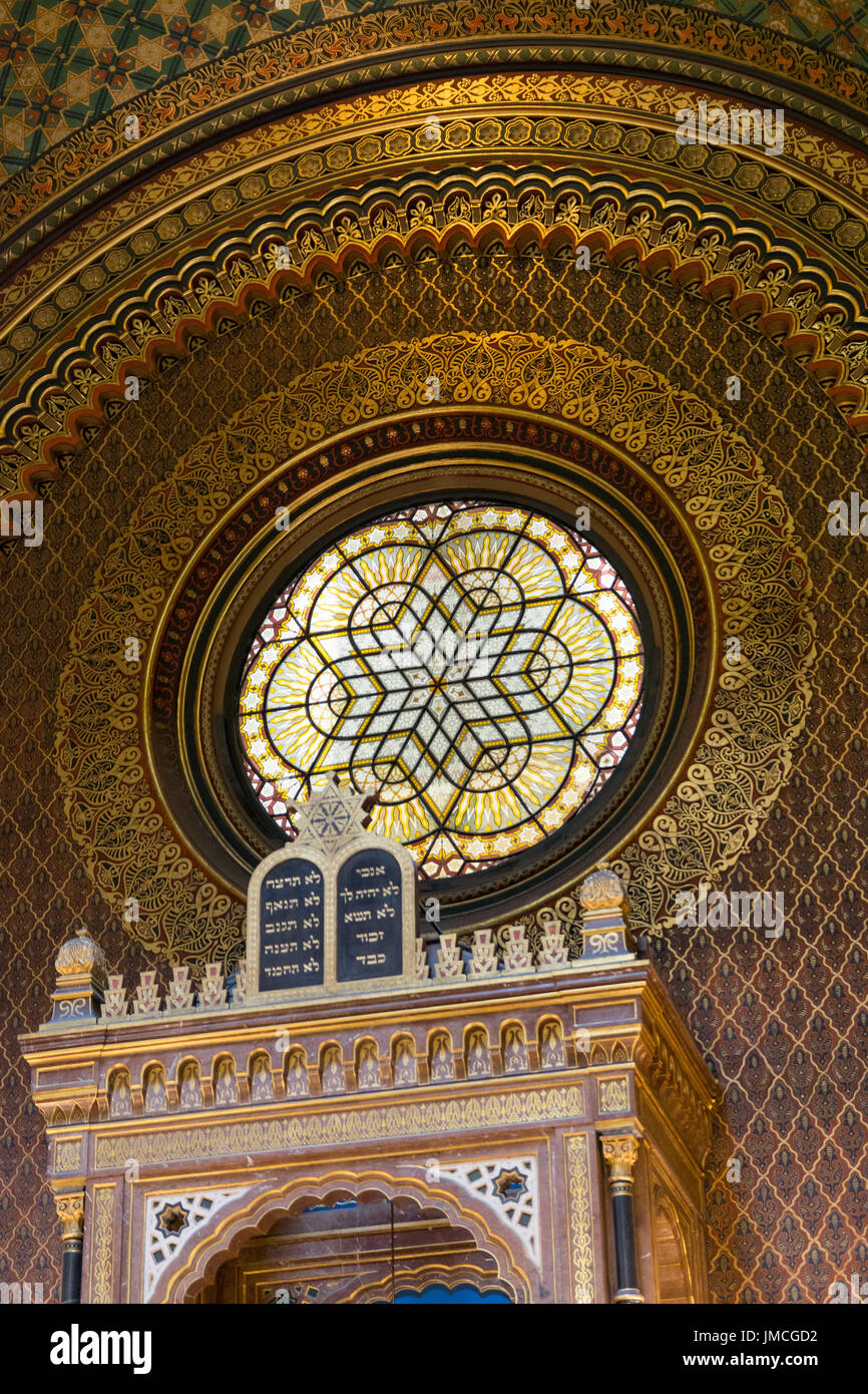 Synagogue Espagnole - Prague, République Tchèque Banque D'Images