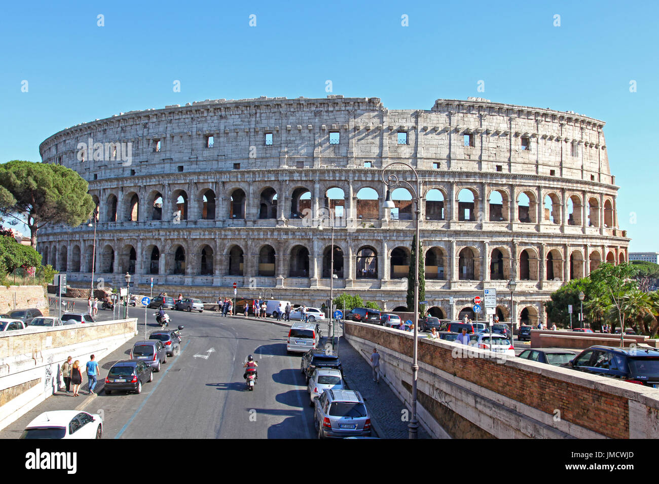 Le Colisée à Rome, Italie Banque D'Images