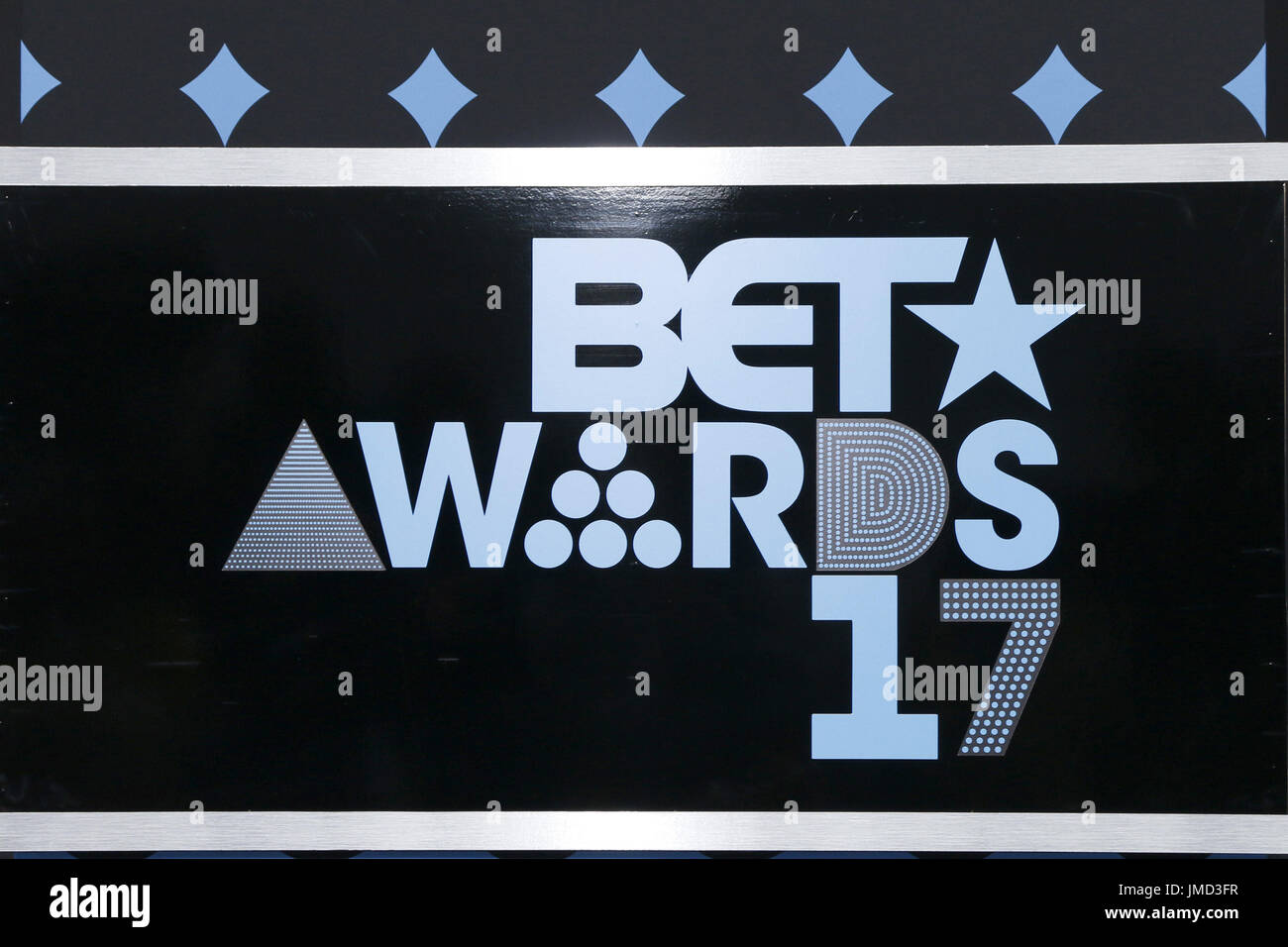 BET Awards 2017 qui a eu lieu au Théâtre - Avec des arrivées : Atmosphère Où : Los Angeles, California, United States Quand : 25 Juin 2017 Crédit : Nicky Nelson/WENN.com Banque D'Images