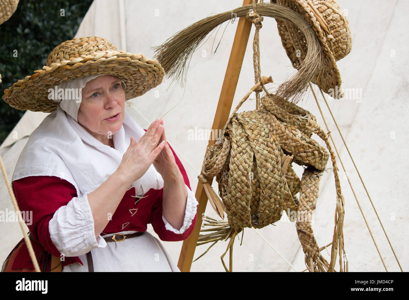 English Civil War re-enactment à Newark on Trent Château Banque D'Images