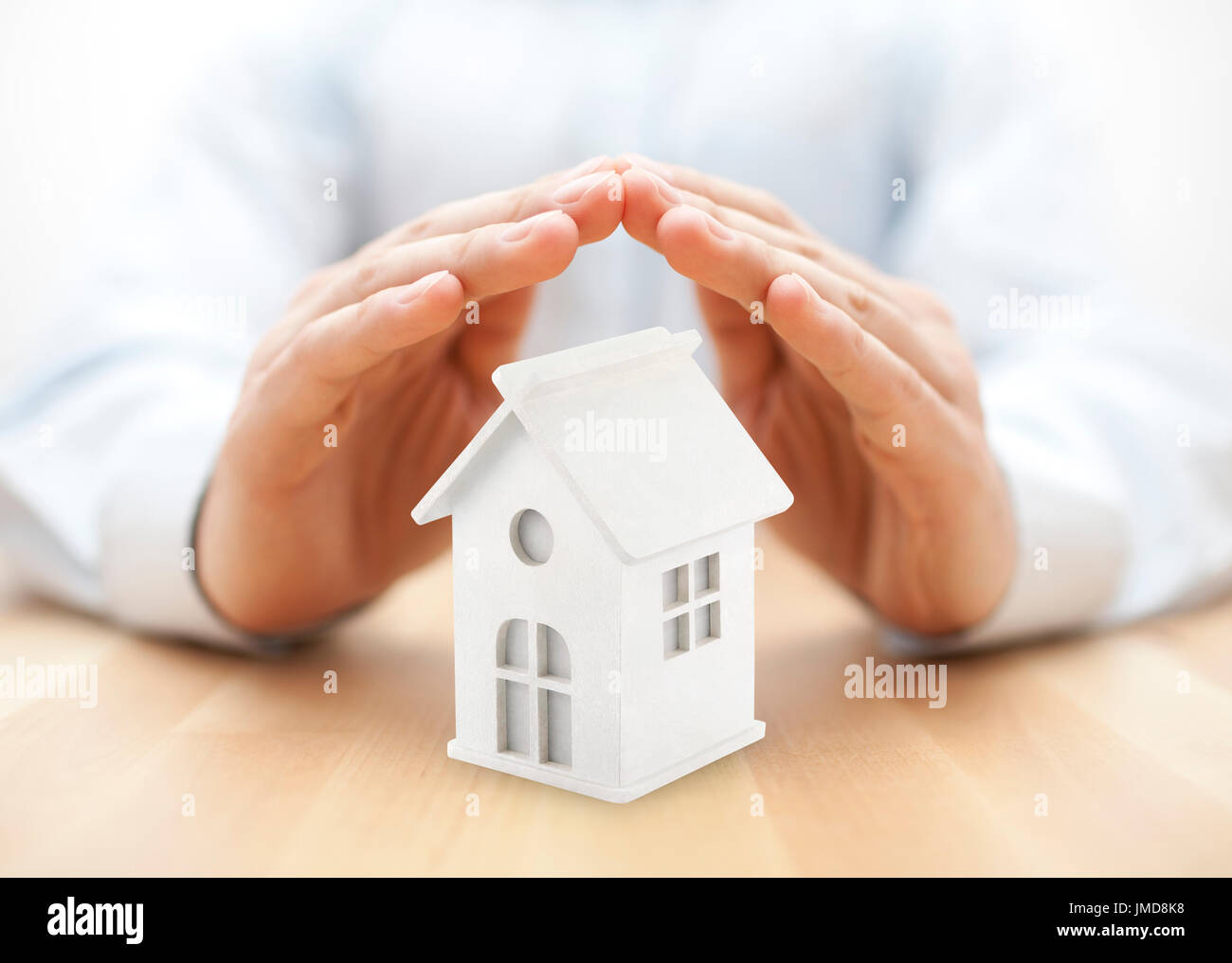 Concept d'assurance de biens Banque D'Images