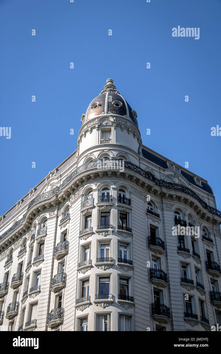 Bâtiment dans le centre ville - Montevideo, Uruguay Banque D'Images