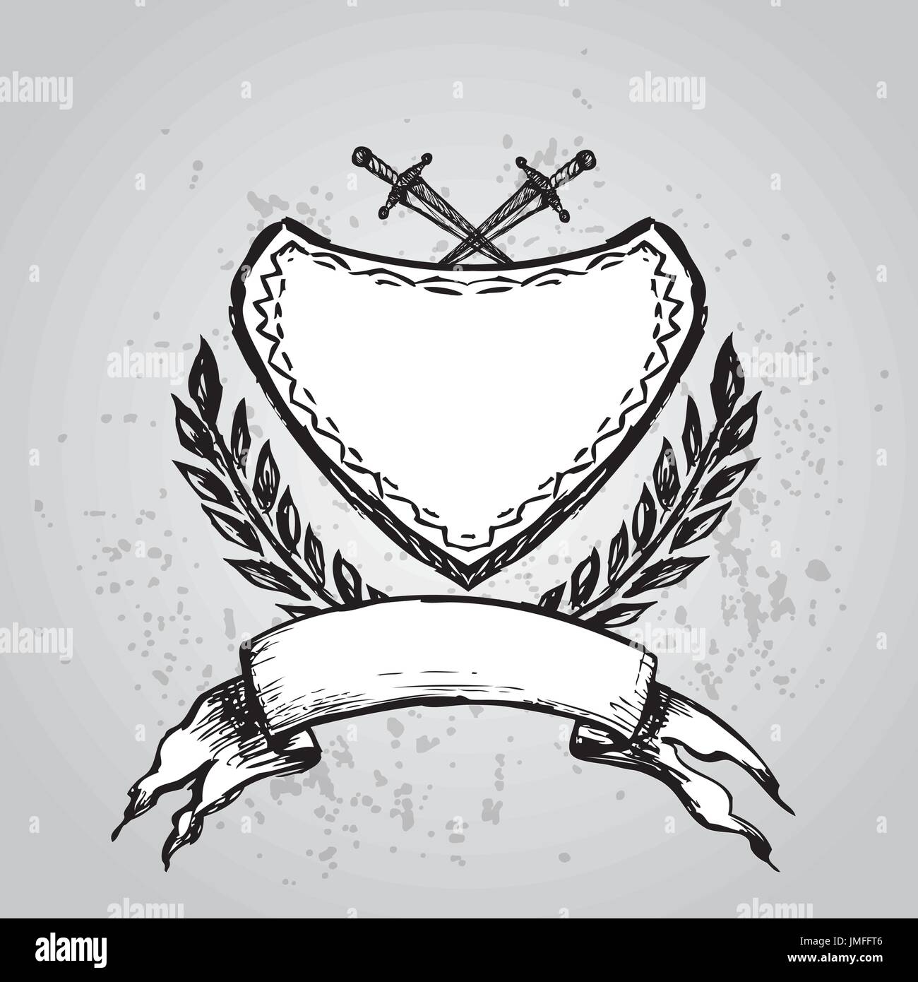 Tatouage ou de l'emblème des motards,logo , hand drawn design. vector illustration Illustration de Vecteur