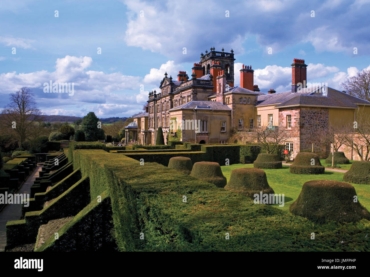Biddulph Grange, maison et jardins, Staffordshire Banque D'Images