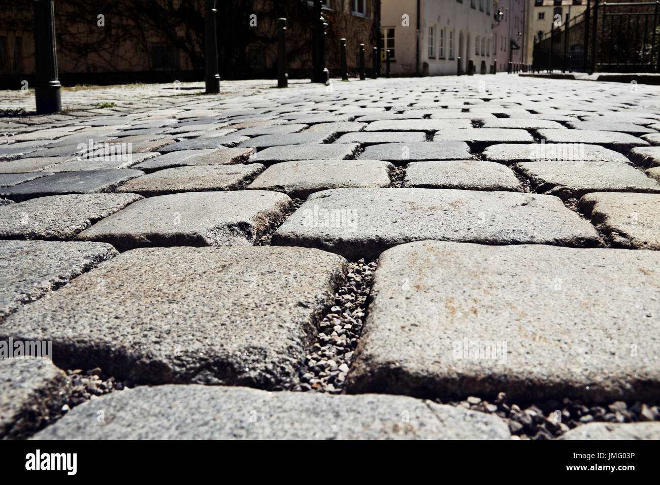 Chaussée de bloc de pierre Banque de photographies et d'images à haute  résolution - Alamy