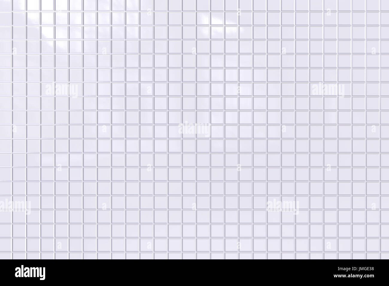 Céramique blanche ou blanc fond fond mosaïque Banque D'Images