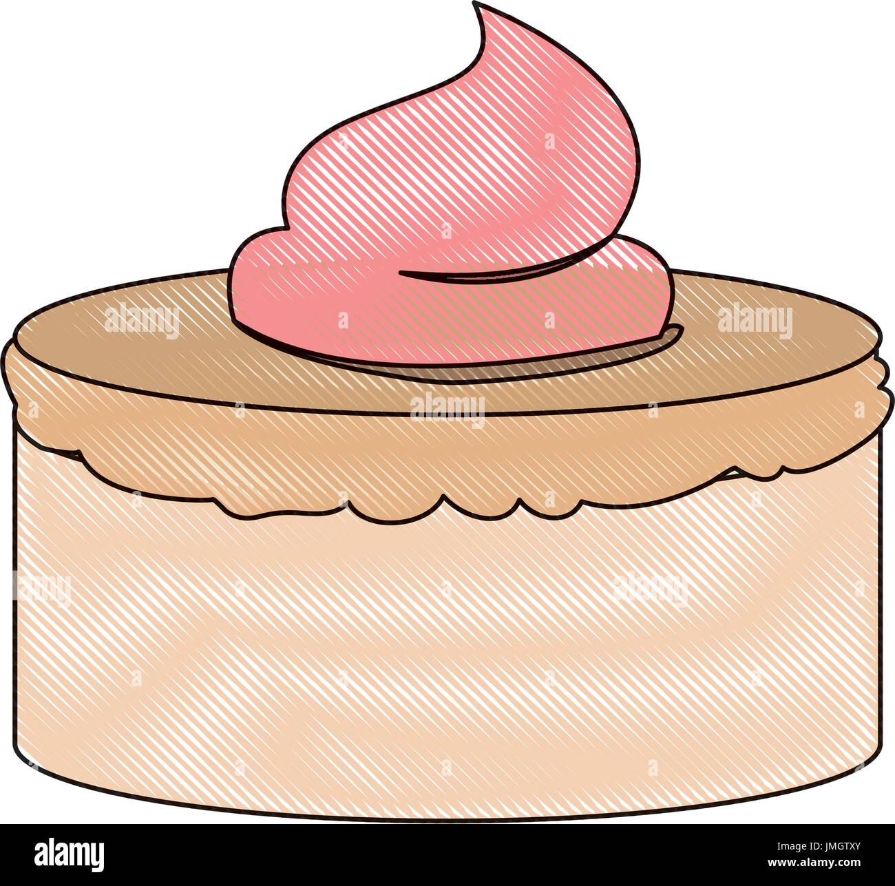 Silhouette Crayon Dessin A La Main De Couleur Rose Avec Decoration Gateau Creme Au Beurre Image Vectorielle Stock Alamy Silhouette Crayon Dessin A La Main De Couleur Rose Avec Decoration Gateau Creme Au Beurre Image Vectorielle Stock Alamy