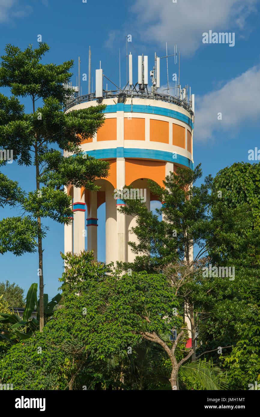 Tour de l'eau Art Déco, Innisfail, Queensland, Australie Banque D'Images