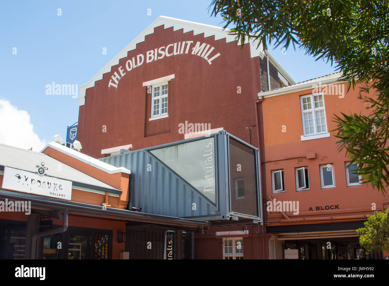 L'ancienne usine de biscuits, Cape Town, Afrique du Sud Banque D'Images