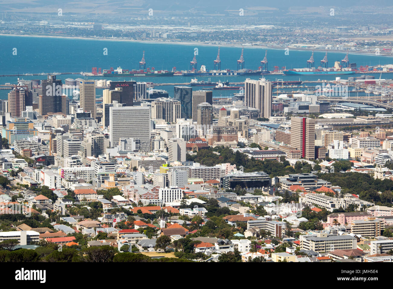Le centre-ville de Cape Town, Afrique du Sud Banque D'Images