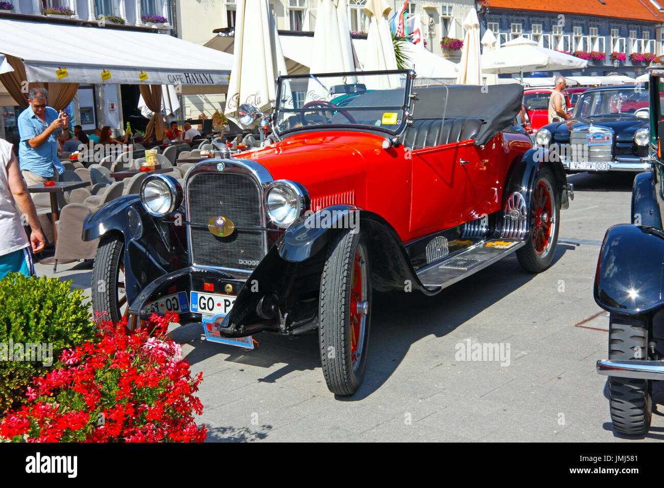 Samobor croatie, 17 juillet 2011 : dodge brothers roadster classic car à partir de 1924 , ''14. oldtimer rally'' à Samobor, Croatie Banque D'Images