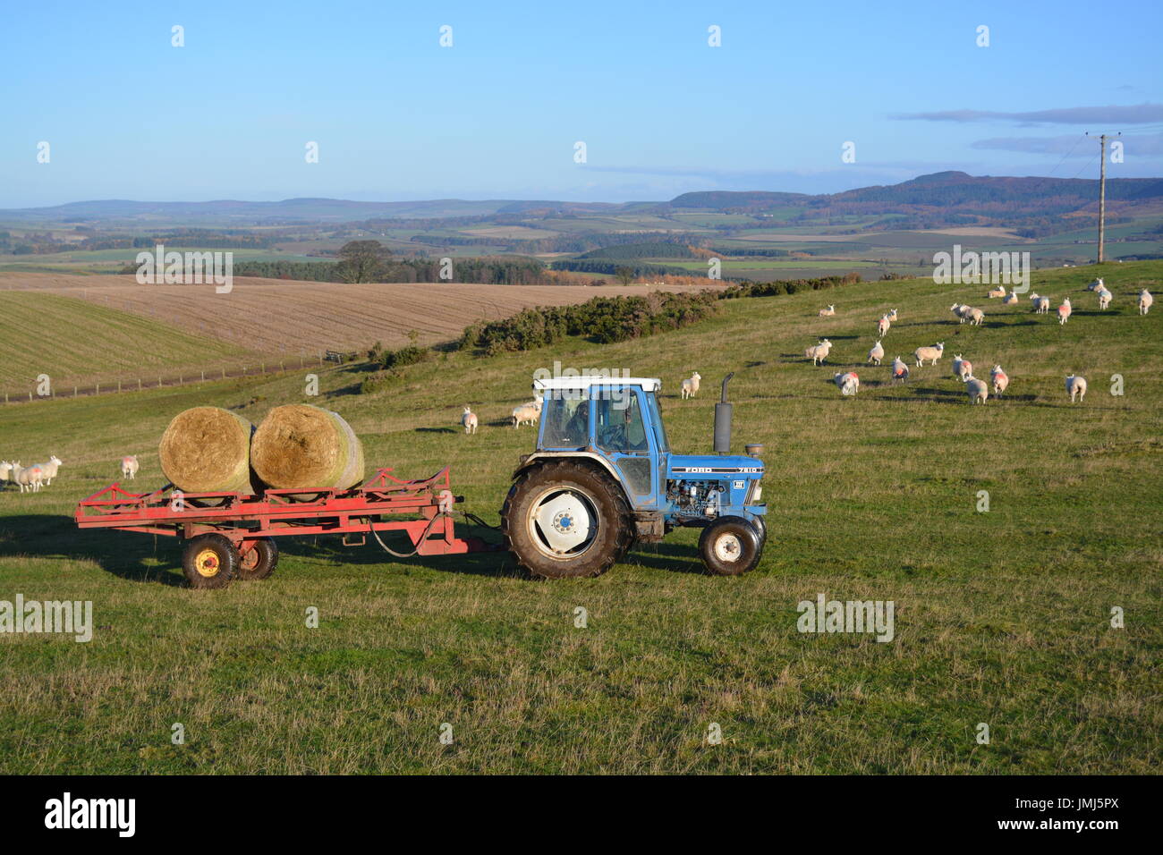 Ford 1989 tracteur 7610 Banque D'Images