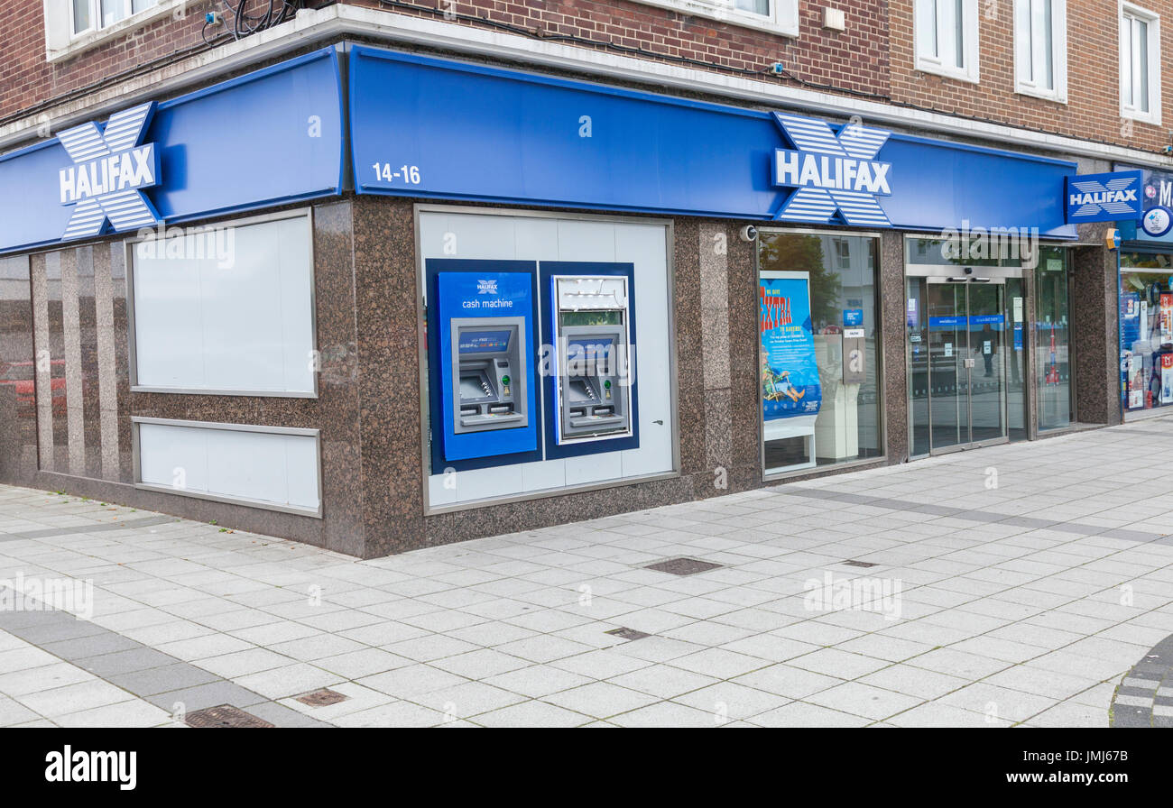 Halifax Bank,Billingham,Angleterre,UK Banque D'Images