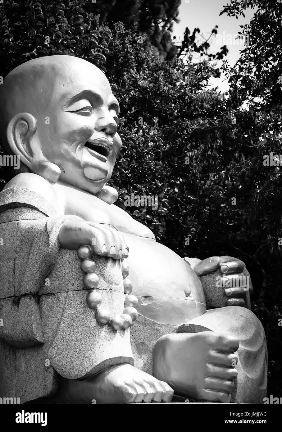 Statue en or de Bouddha Banque D'Images