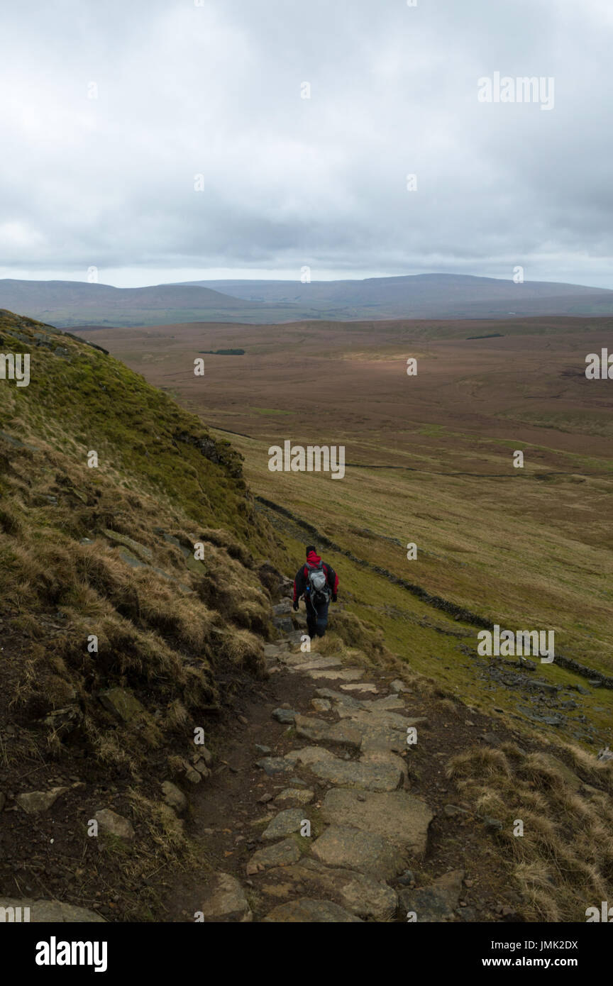 Pen-y-ghent Yorkshire Dales Banque D'Images