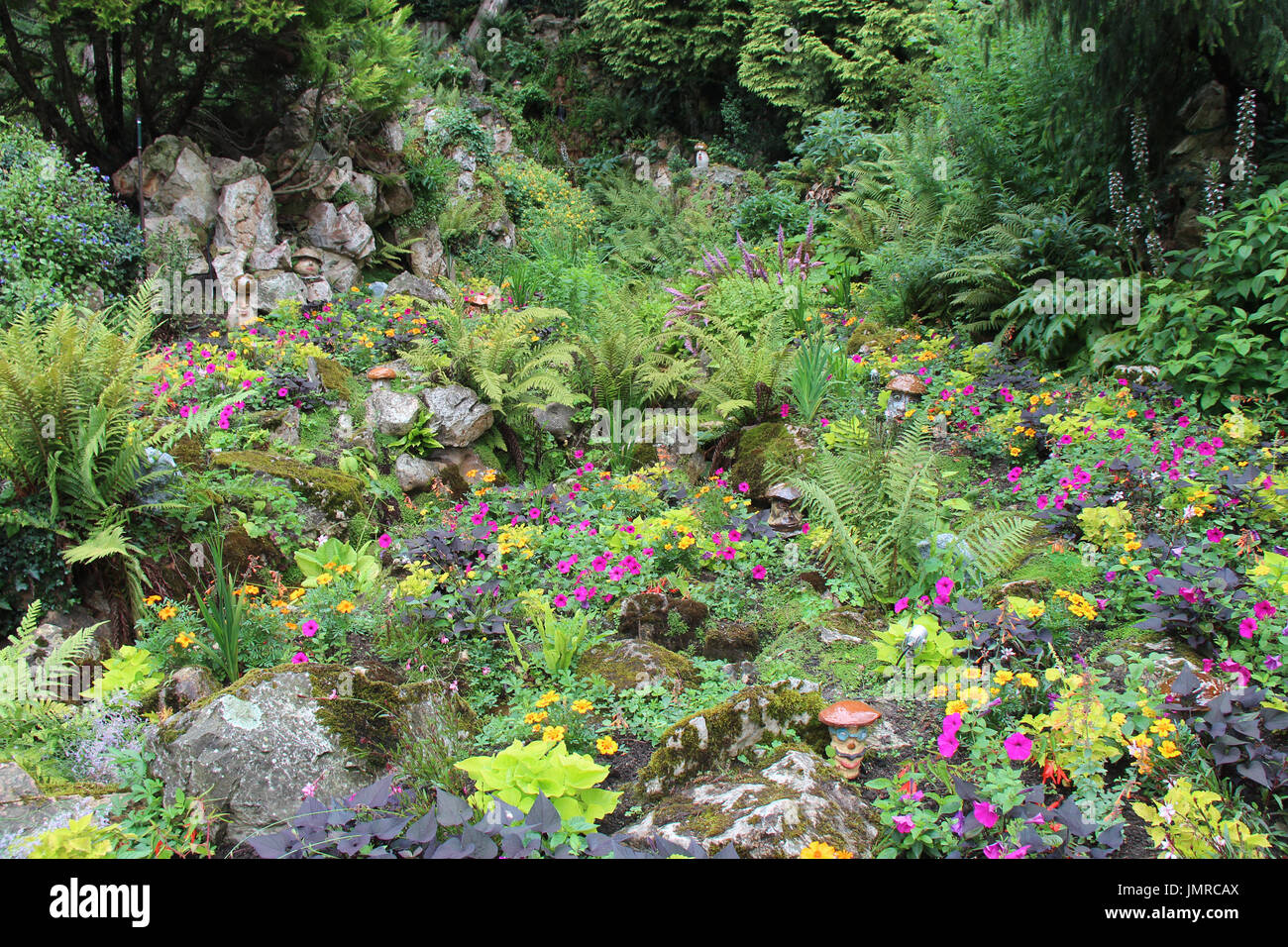 Jardin Public à Nantes (France). Banque D'Images