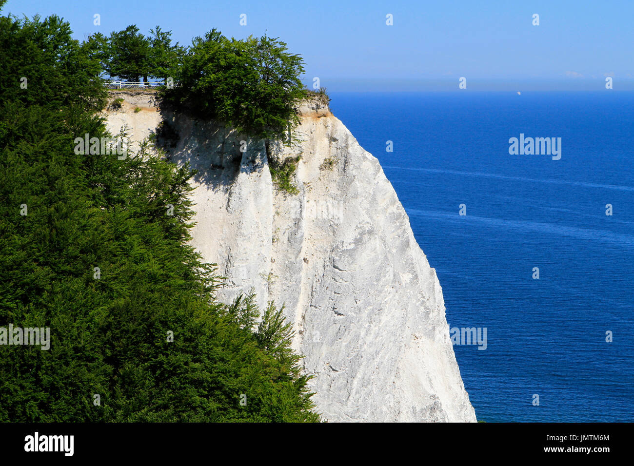 Falaises de craie Königsstuhl, Président du Roi, parc national de Jasmund, Sassnitz, Mecklembourg-Poméranie-Occidentale, Allemagne, Europe Banque D'Images