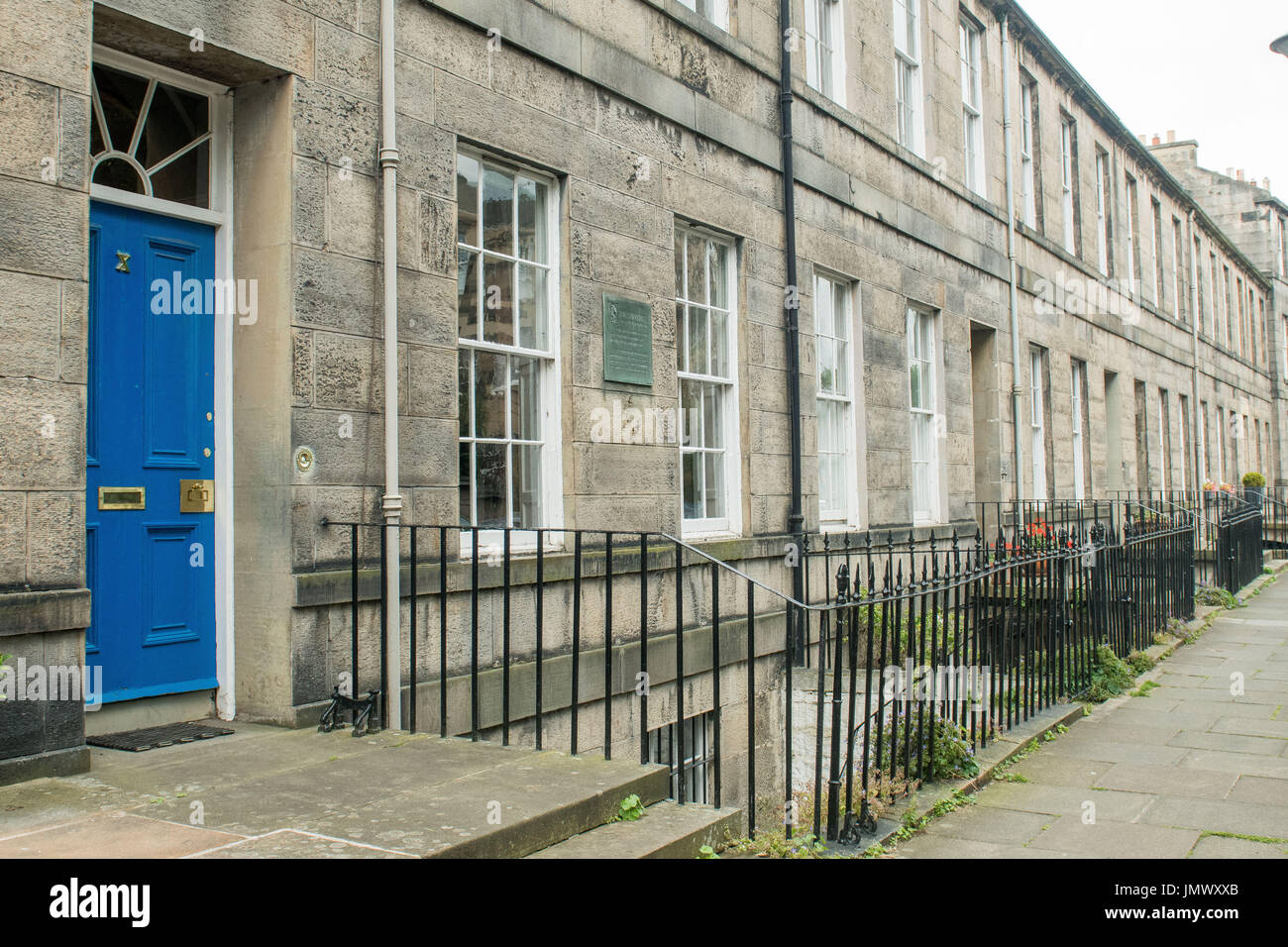 Photo : 10 Warriston Crescent, Edinbrugh Fryderyk Chopin visité en 1848 Banque D'Images