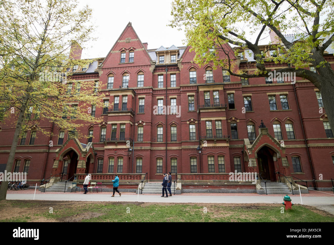 Matthews dortoir hall Université Harvard Boston USA Banque D'Images