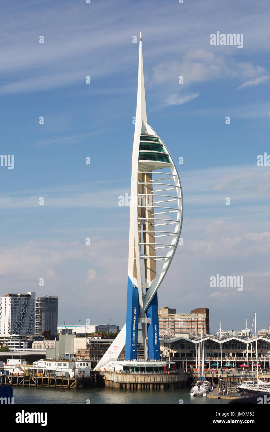 Portsmouth - l'Unis Spinnaker Tower, Portsmouth, Hampshire England UK Banque D'Images